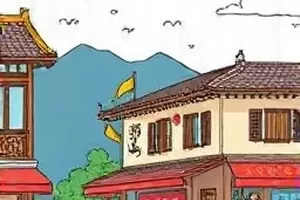 第七次开灯封面：老屋走廊里依次亮起的灯