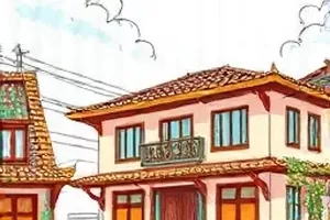 深空咖啡渣封面：舱内咖啡机与舷窗外的行星